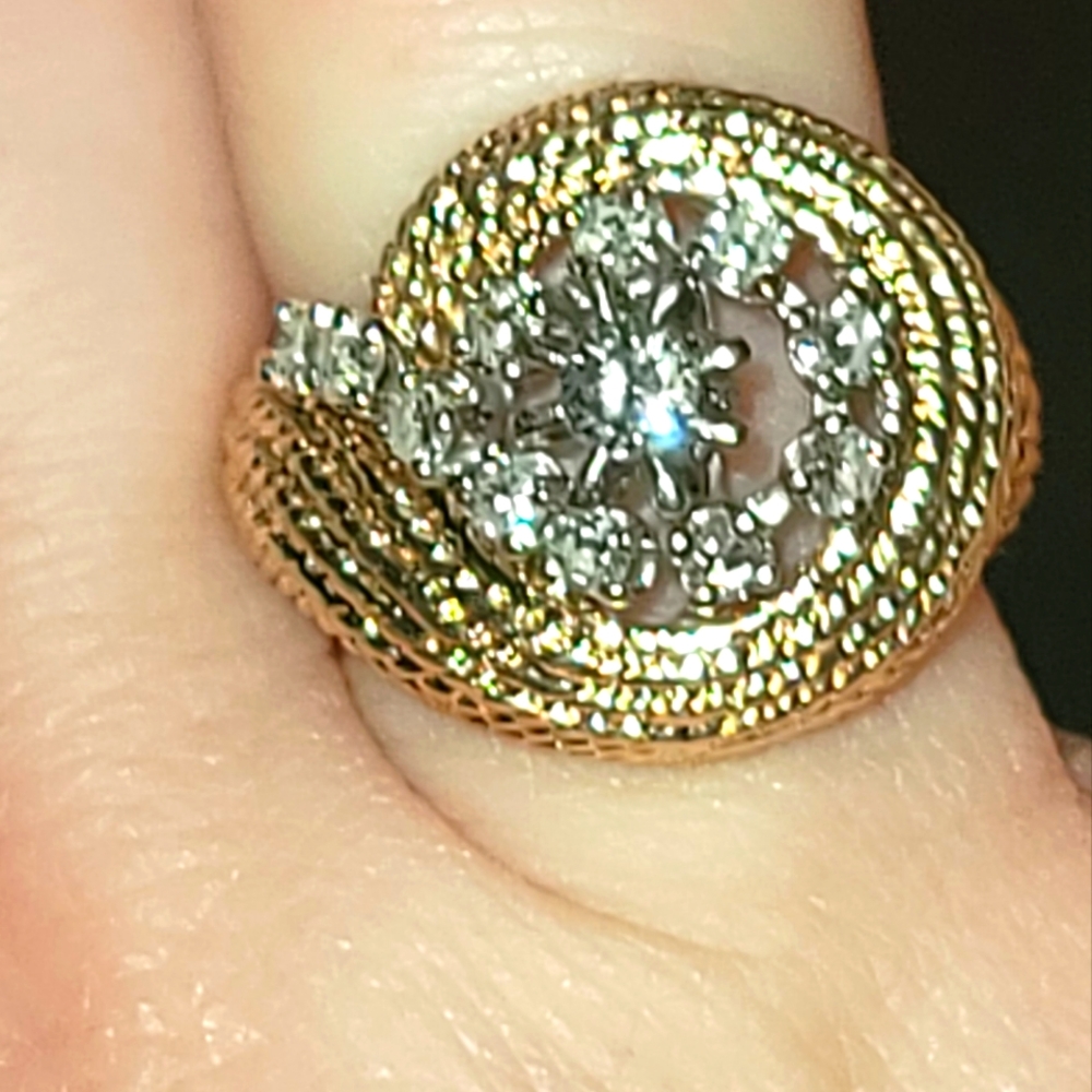 14k Diamond Ring